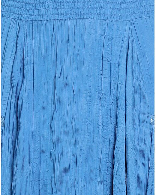 Maje Blue Midi Skirt