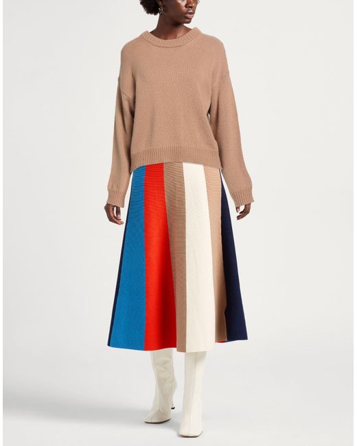 Alpha Studio Natural Camel Sweater Merino Wool