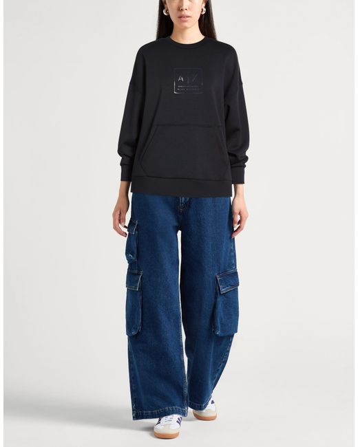ARMANI EXCHANGE Black Sweatshirt