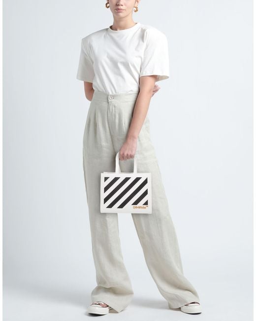 Off-White c/o Virgil Abloh Handbag in White | Lyst