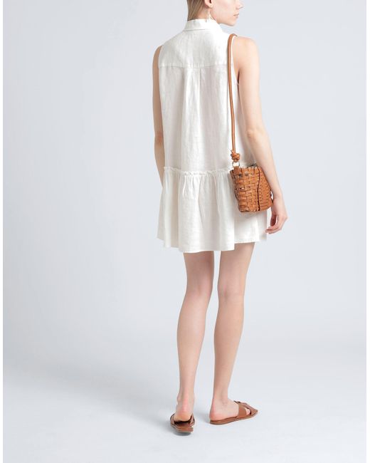 MAX&Co. White Mini Dress