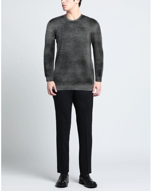 120% Lino Gray Jumper for men