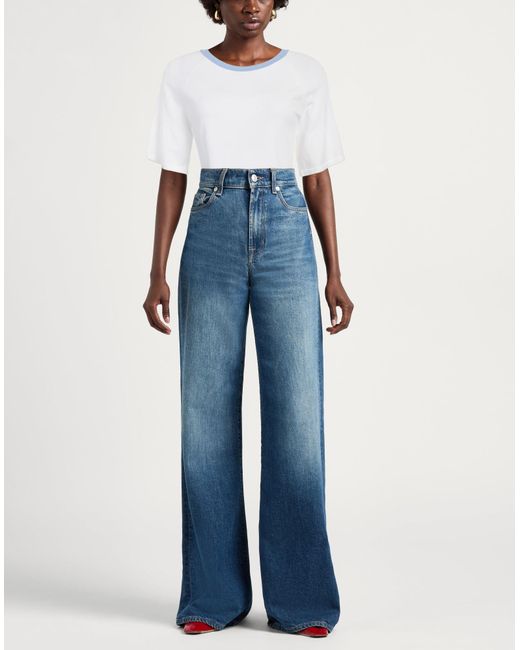 Blugirl Blumarine White Sweater Viscose, Polyester