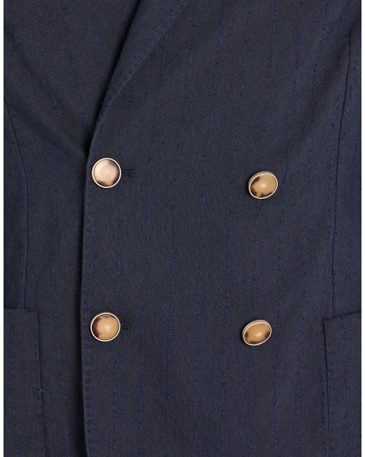 Messagerie Blue Blazer Cotton, Polyester for men