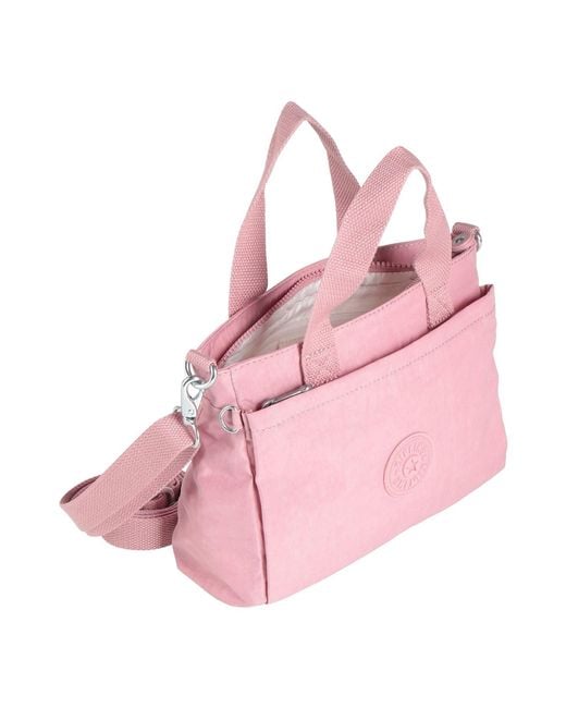 Kipling Pink Handbag Polyamide