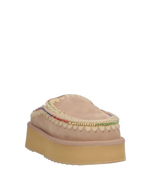Mou Natural Mules & Clogs