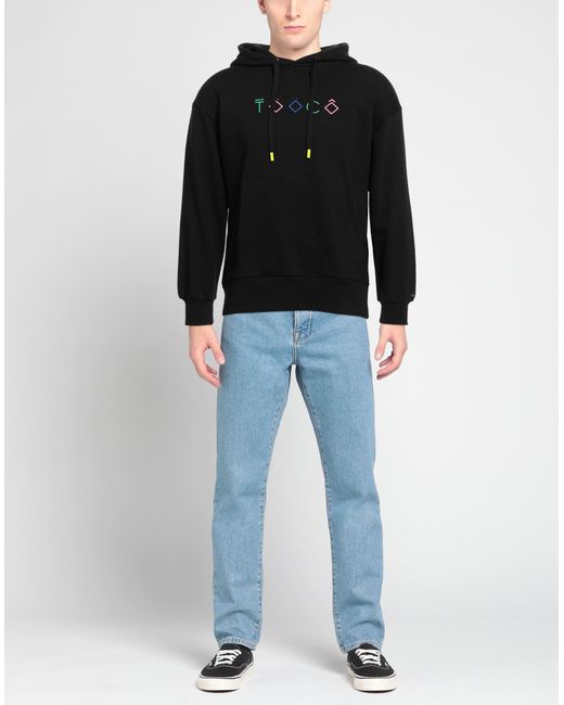 TOOCO Black Sweatshirt for men