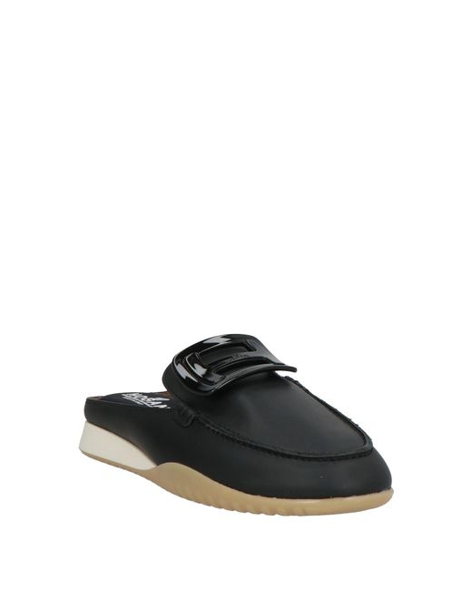 Hogan Black Mules & Clogs