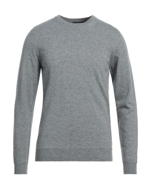 Alpha Studio Gray Sweater for men