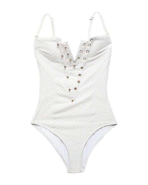 Moeva White One-piece Swimsuit