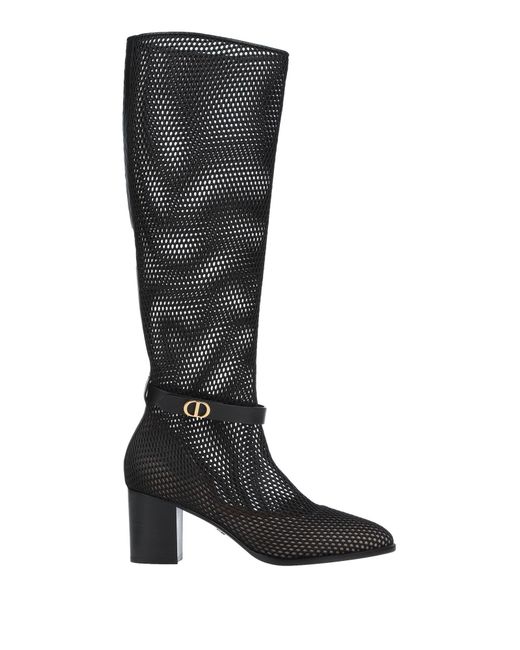 Dior Black Empreinte Mesh & Leather Boot