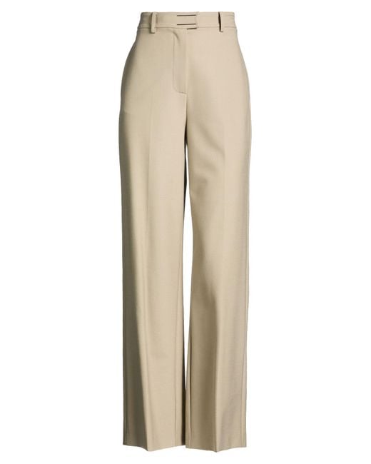 Patrizia Pepe Natural Pants Polyester, Virgin Wool, Elastane