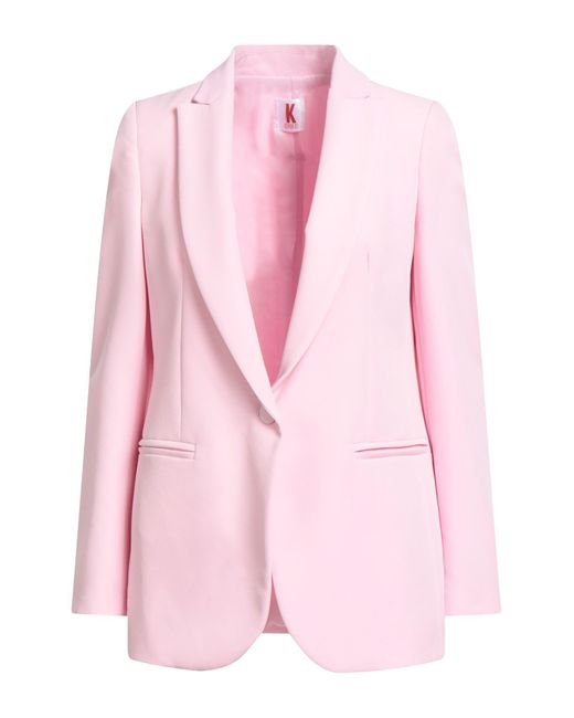 Kontatto Pink Blazer Polyester, Elastane