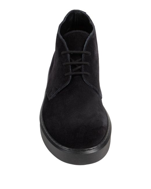 Doucal's Black Alex Ankle Boots Leather for men