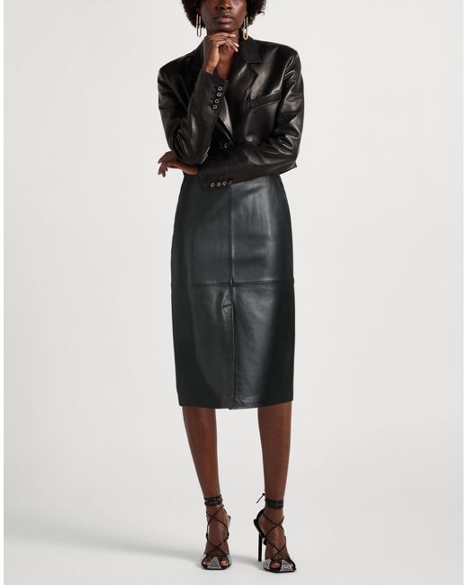 Jupe Midi SEVENTY VENEZIA en coloris Black