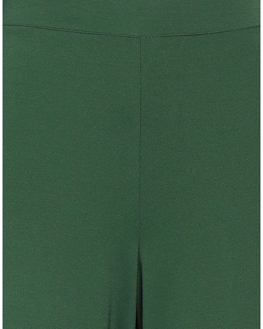 Gai Mattiolo Green Pants Polyester, Elastane