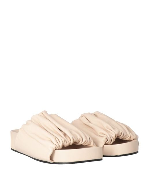 Jil Sander Natural Sandals