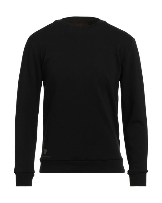 LABORATORI ITALIANI Black Sweatshirt for men
