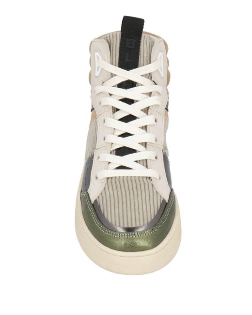 B.l.a.h Natural Sneakers Leather, Textile Fibers