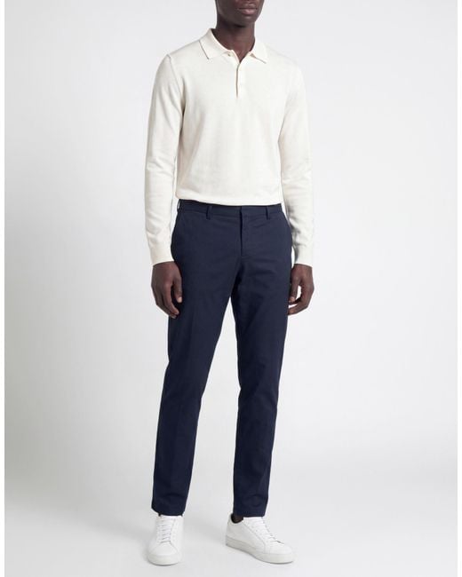 Dondup Blue Pants Cotton, Polyester, Elastane for men