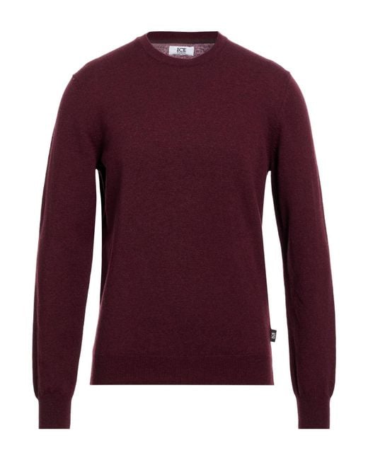 Pullover Ice Iceberg de hombre de color Purple