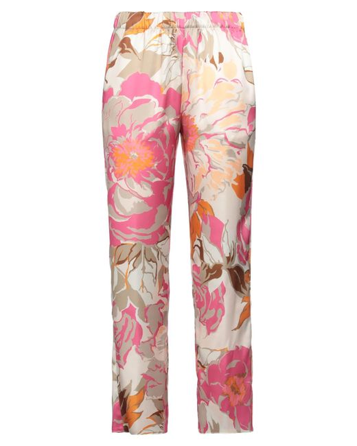 Sandro Ferrone Pink Pants Polyester