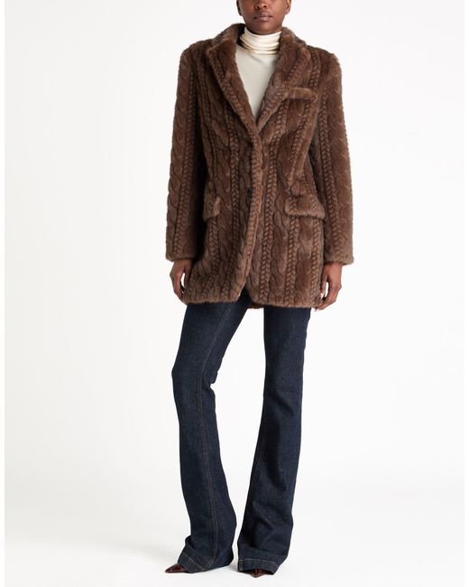 GIUSEPPE DI MORABITO Brown Shearling & Teddy