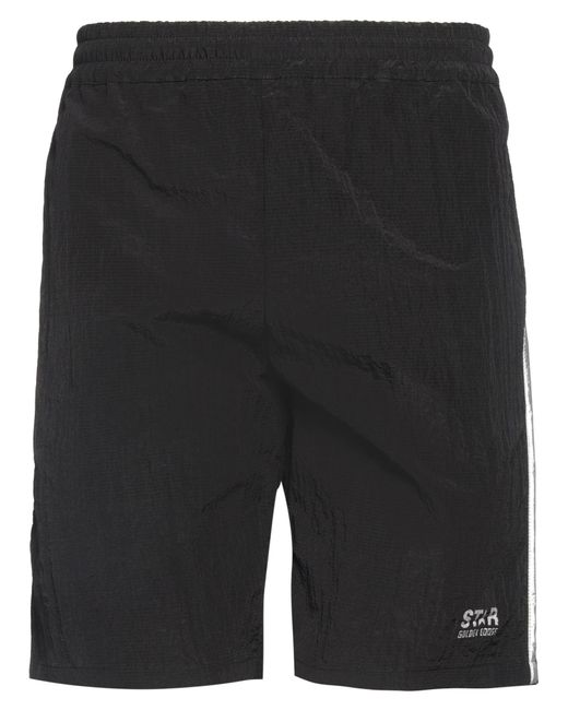 Golden Goose Deluxe Brand Black Shorts & Bermuda Shorts Nylon, Polyamide for men
