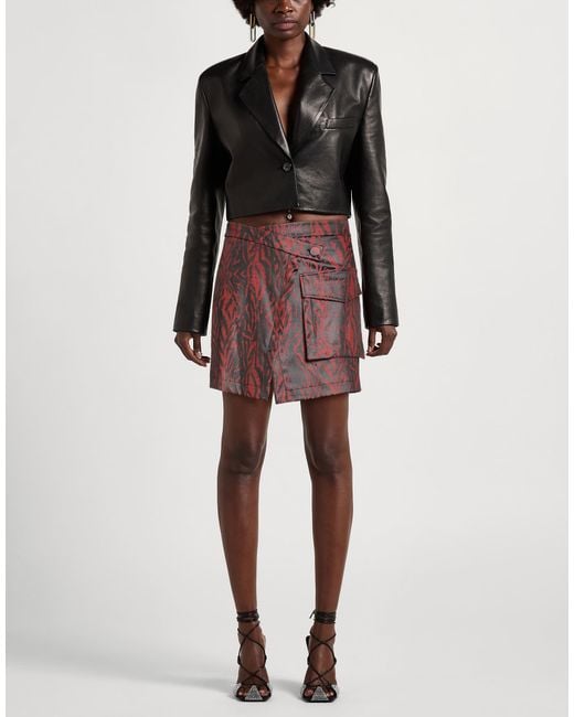 Just Cavalli Red Mini Skirts