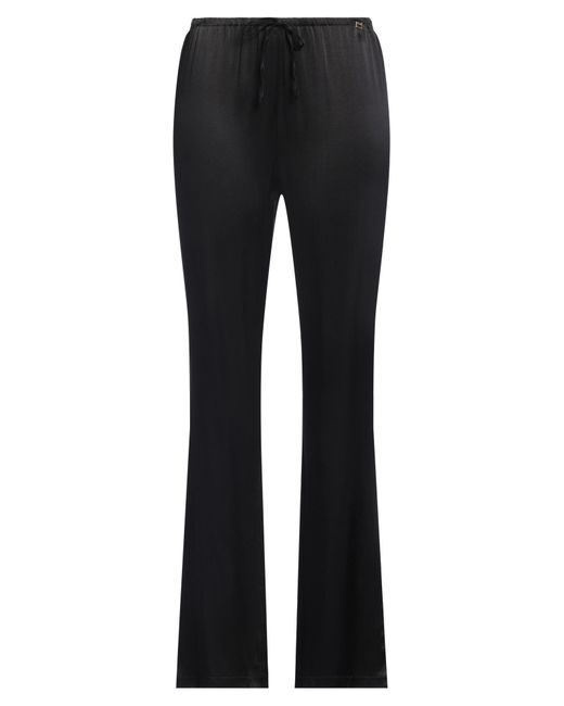 Manila Grace Black Pants Rayon, Viscose