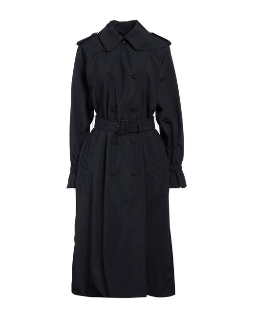 Save The Duck Black Overcoat & Trench Coat