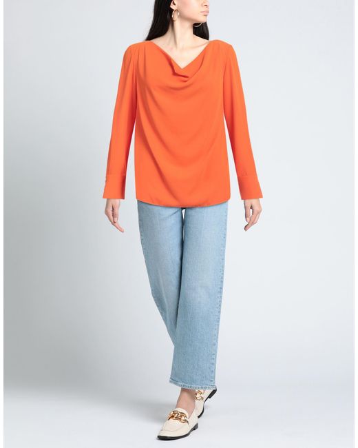 Liu Jo Orange Top Polyester