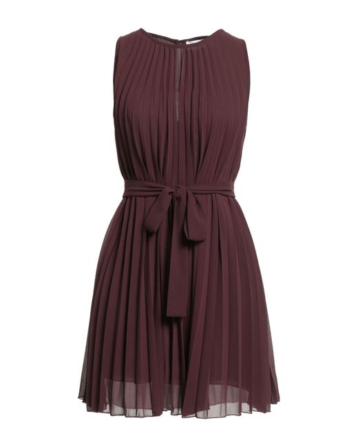 Kaos Purple Mini Dress Polyester