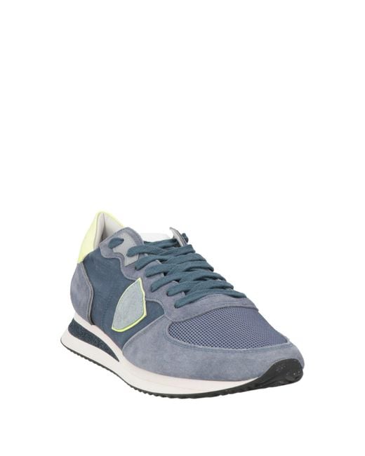 Philippe Model Blue Trainers for men