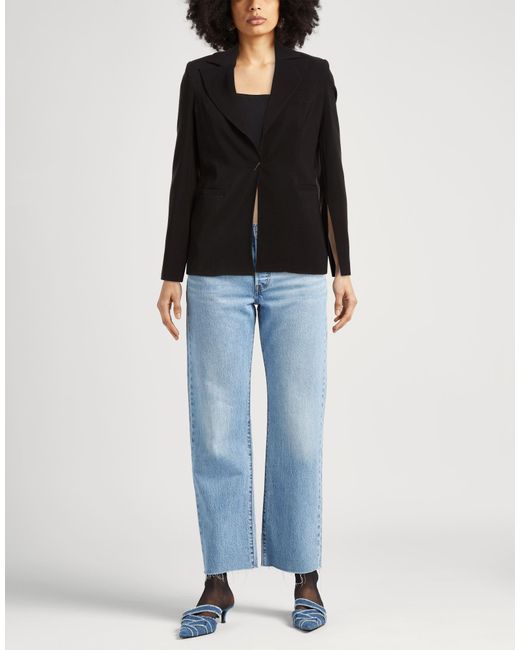 Relish Black Blazer Polyester, Elastane