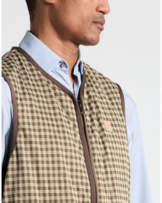 Jacob Cohen Gray Vest Polyester, Polyamide, Elastane for men