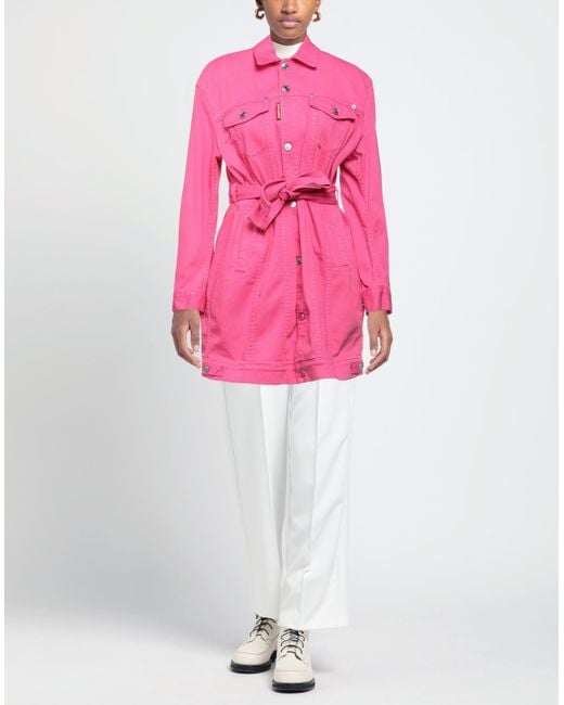 DSquared² Pink Denim Outerwear