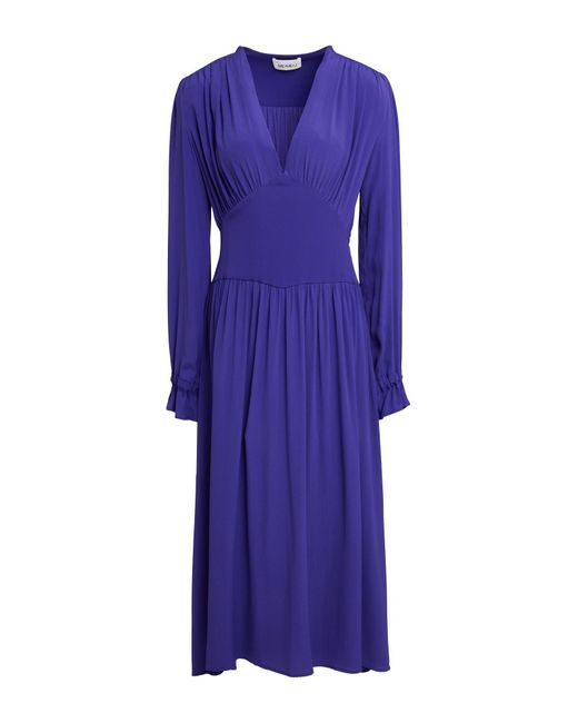 MEIMEIJ Purple Midi-Kleid