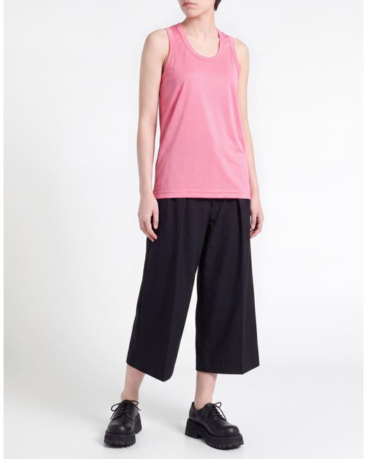 Comme des Garçons Pink Tank Top Polyester