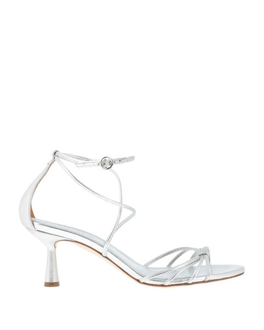 Aeyde White Sandals Leather