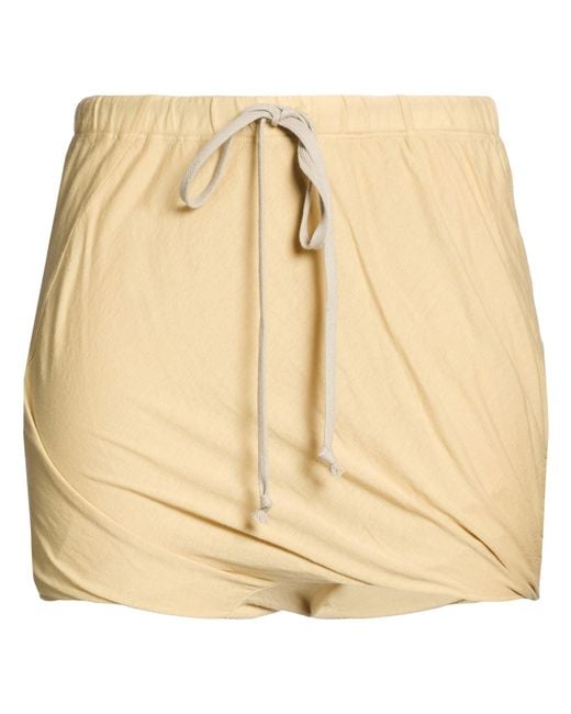 Rick Owens Natural Shorts & Bermuda Shorts