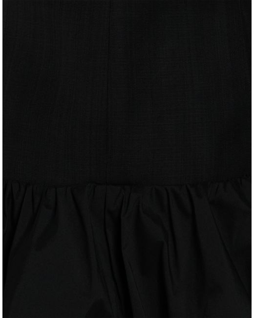 Sandro Black Mini Dress Polyester, Polyamide, Elastane