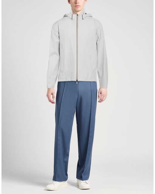 Herno Gray Light Jacket Polyester, Ptfe for men