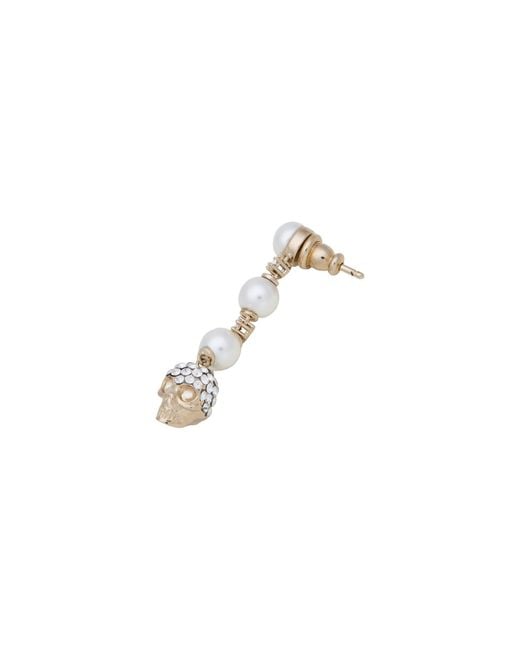 McQ Alexander McQueen White Ohrring