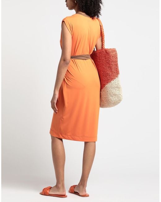 Fisico Orange Beach Dress
