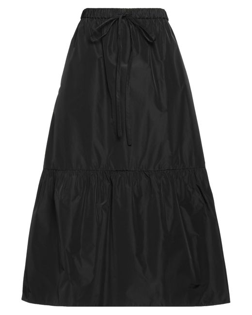 Aspesi Black Maxi Skirt
