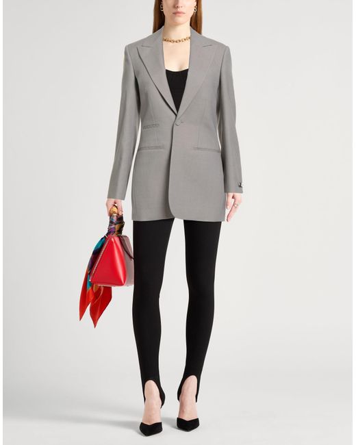 Blazer di Burberry in Gray