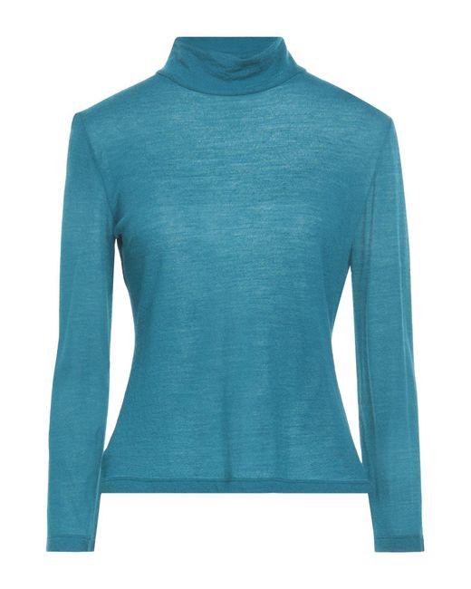 Siyu Blue Turtleneck