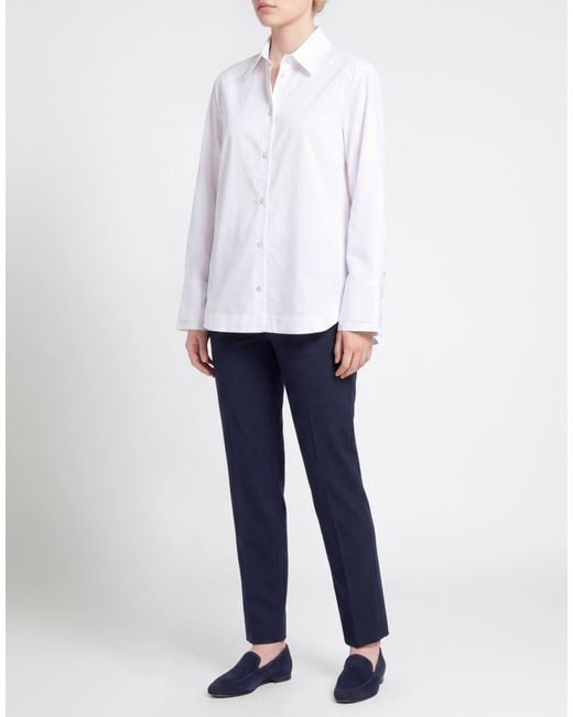 Moorer White Shirt Cotton