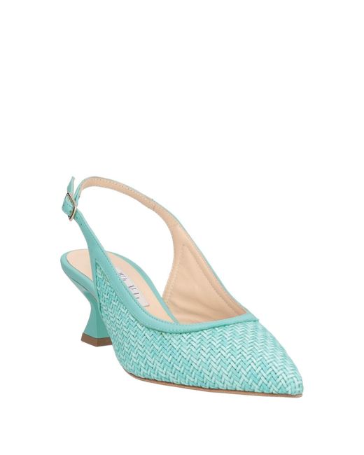 Walter Violet Green Pumps